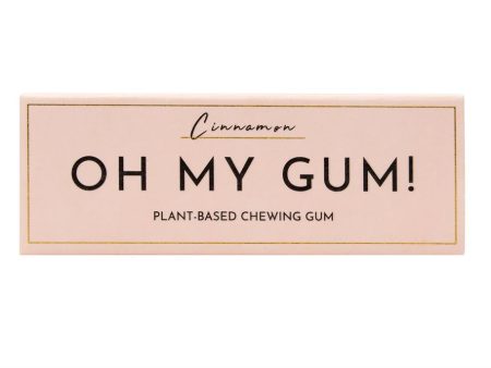 OH MY GUM! Plant Based Cinnamon Chewing Gum 19g Fashion