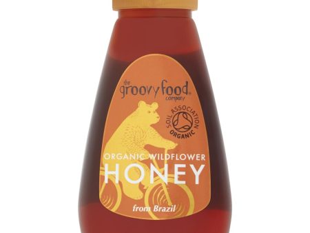 Groovy Food Squeezy Organic Brazilian Honey 340g Supply