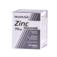 HealthAid Zinc Gluconate 70mg (10mg elemental Zinc) - 90 Tablets For Discount