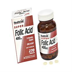 HealthAid Folic Acid 400ug (9 month supply)  Tablets  270 s Online now