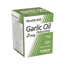 HealthAid Garlic Oil 2mg (odourless) Vegicaps 30 s Discount