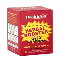 HealthAid Herbal Booster with Guarana - 30 Tablets Online