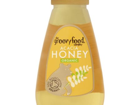 The Groovy Food Company Organic Squeezy Acacia Honey 340g Fashion