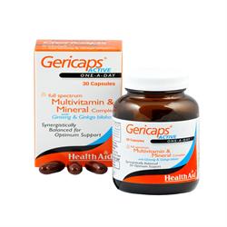 HealthAid Gericaps Active (with Ginseng + Ginkgo Biloba) Capsules 30 s Online