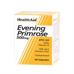 HealthAid Evening Primrose Oil 500mg + Vitamin E Capsules 60 s For Discount