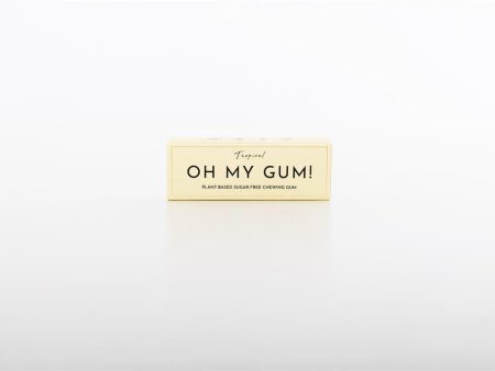 OH MY GUM! Tropical Chewing Gum 19g Online Hot Sale