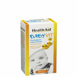 HealthAid Baby Vit - Orange Flavour (Ages 0 to 4 Years) 25ml Supply