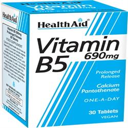 HealthAid Calcium Pantothenate (Vitamin B5) 750mg - Prolonged Release   Tab Online