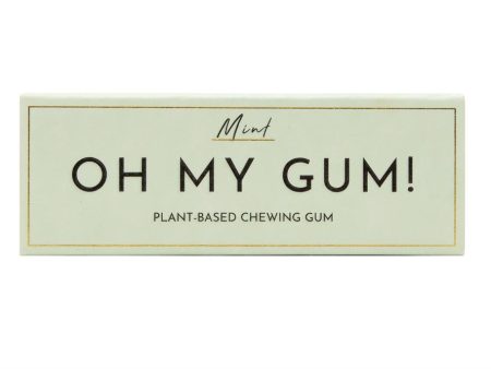 OH MY GUM! Plant Based Mint Chewing Gum 19g Hot on Sale