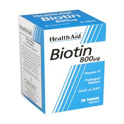 HealthAid Biotin 800ug - 30 Tablets For Sale