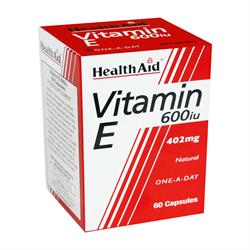 HealthAid Vitamin E 600iu Natural Capsules 60 s Online now