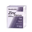 HealthAid Zinc Sulphate 200mg (45mg elemental Zinc) - 90 Tablets Cheap