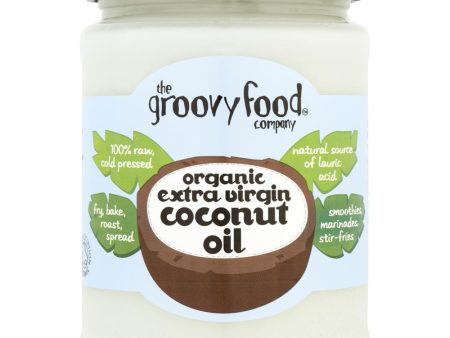 The Groovy Food Company Organic Extra Virgin Coconut Oil 500ml Online now