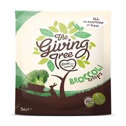 Giving Tree Ventures Vacuum Fried Broccoli Crisps 36g Hot on Sale