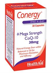 HealthAid Conergy CoQ-10 30mg - 30 capsules on Sale