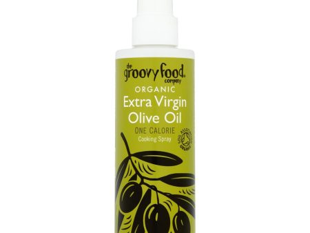 Groovy Food Groovy Organic Extra Virgin Olive Oil Cooking Spray 190ml Supply