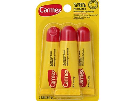 Carmex Medicated Lip Balm Tube - 3pcs set For Discount