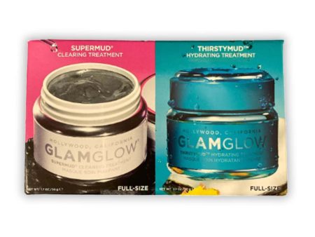 GlamGlow ThirstyMud & SuperMud Combo Set Hot on Sale