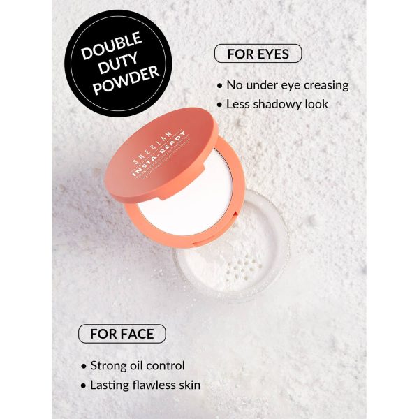 SheGlam Face & Eye Setting Powder Duo - Translucent For Discount