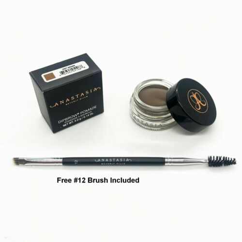 Anastasia Beverly Hills Dipbrow Pomade Eyebrow and Free #12 Brushs For Discount