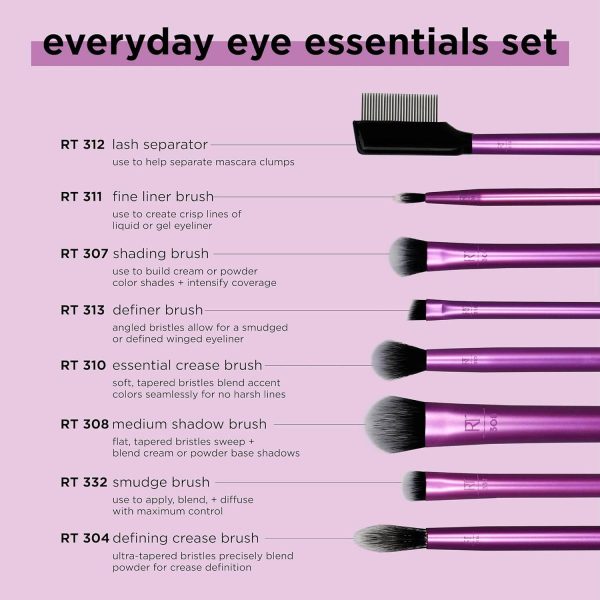 RT Eye Essentials Makeup Brush Set Discount