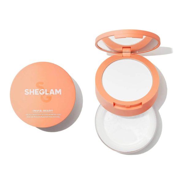 SheGlam Face & Eye Setting Powder Duo - Translucent For Discount