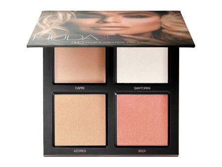 Huda 3D Cream and Powder Highlighter Palette - Pink Sand Online Sale