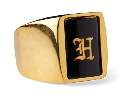 Blackletter Ring Hot on Sale