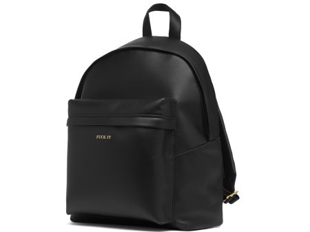 FUCK IT LEATHER BACKPACK Online Sale