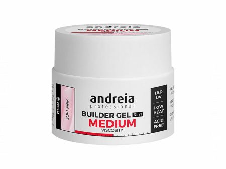 Zselés körömlakk Medium Viscosity Andreia Professional Builder Rózsaszín (44 g) Online now