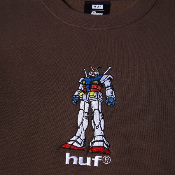 HUF x Gundam 79 Crewneck Sweatshirt Sale