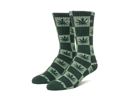 Checkered Plantlife Sock on Sale