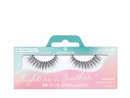 Hamis szempillák beállítása Essence Light as a Feather Nº 02 For Discount