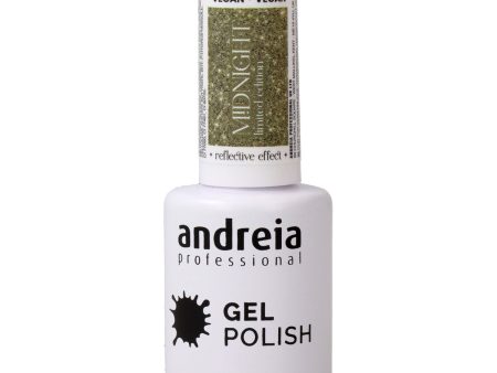 Féligállandó Körömlakk Andreia Polish Reflective Colors Md6 Aranysàrga 10,5 ml Online Sale