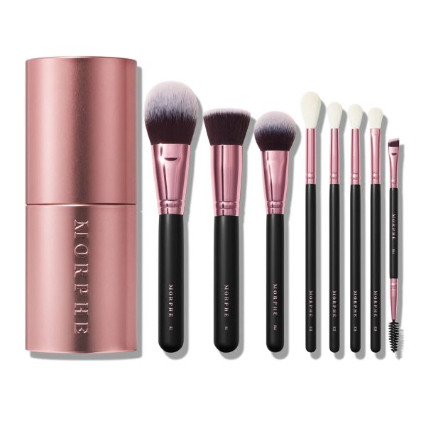 Morphe Flash of Rose 8pc Brush Set Online now