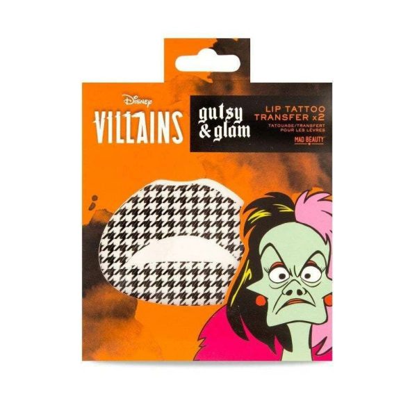 Ideiglenes Tetoválás Mad Beauty Disney Villains Cruella Ajkak For Discount