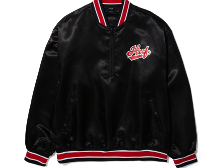 Pop Fly Satin Baseball Jacket Fashion