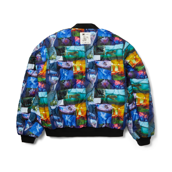 HUF x Kodak Collage Bomber Jacket Hot on Sale