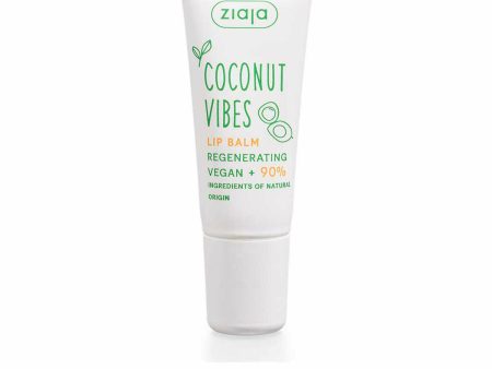 Ajakbalzsam Ziaja Coconut and Orange Vibes 10 ml Regeneráló Online now