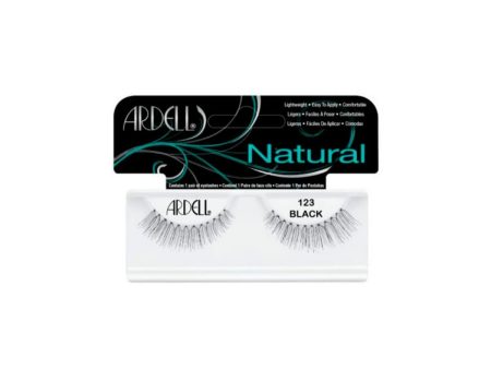 Hamis szempillák beállítása Ardell Natural Nº 123 Black For Discount